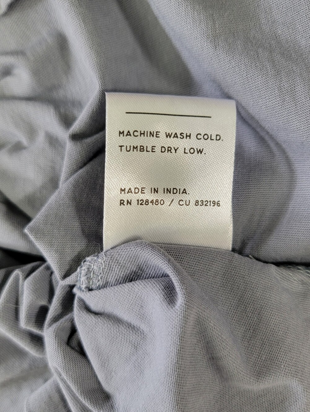 Pact Softspun Tank Dress Organic Cotton Large Gray V Neck Minimalist Comfortable - Picture 9 of 11